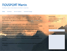 Tablet Screenshot of novsport.sk