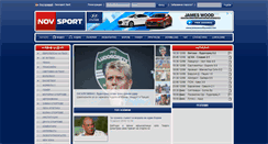 Desktop Screenshot of novsport.com